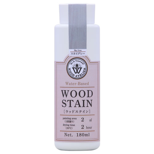 Wood Atelier ウッドステイン 180ml　WS-03 スカイグレー スカイグレー