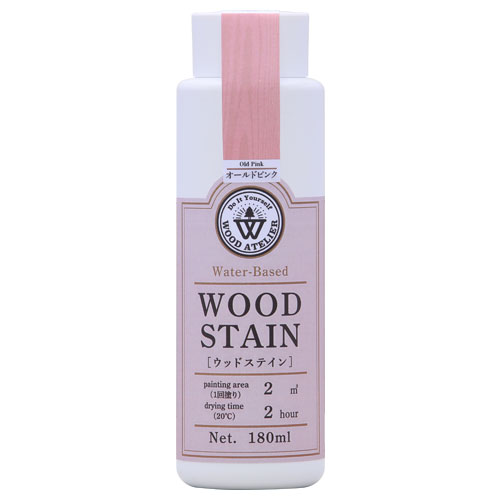 Wood Atelier ウッドステイン 180ml　WS-04 オールドピンク オールドピンク
