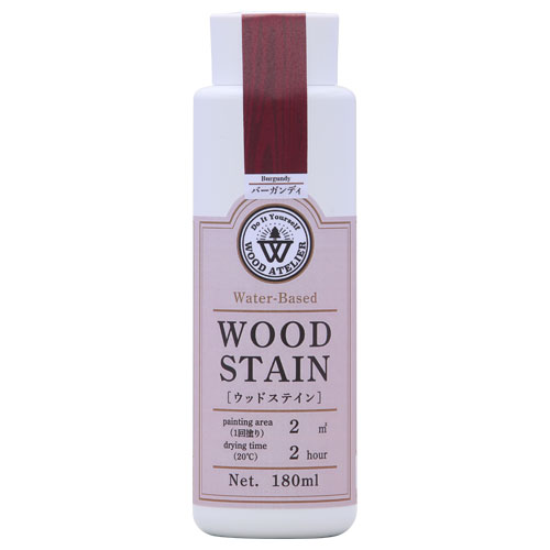 Wood Atelier ウッドステイン 180ml　WS-09 バーガンディ バーガンディ