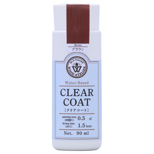 Wood Atelier クリアコート 90ml　CC-11 ブラウン ブラウン