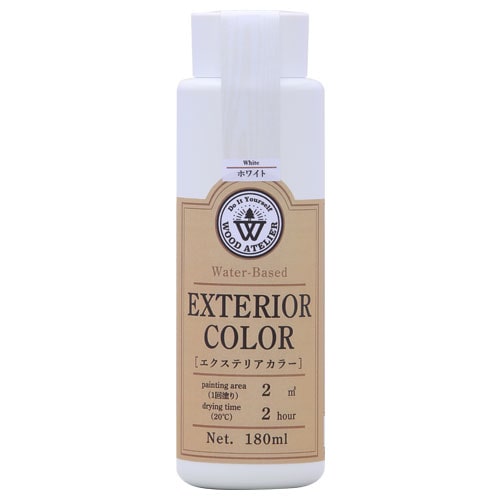 Wood Atelier エクステリアカラー 180ml　EC-01 ホワイト ホワイト