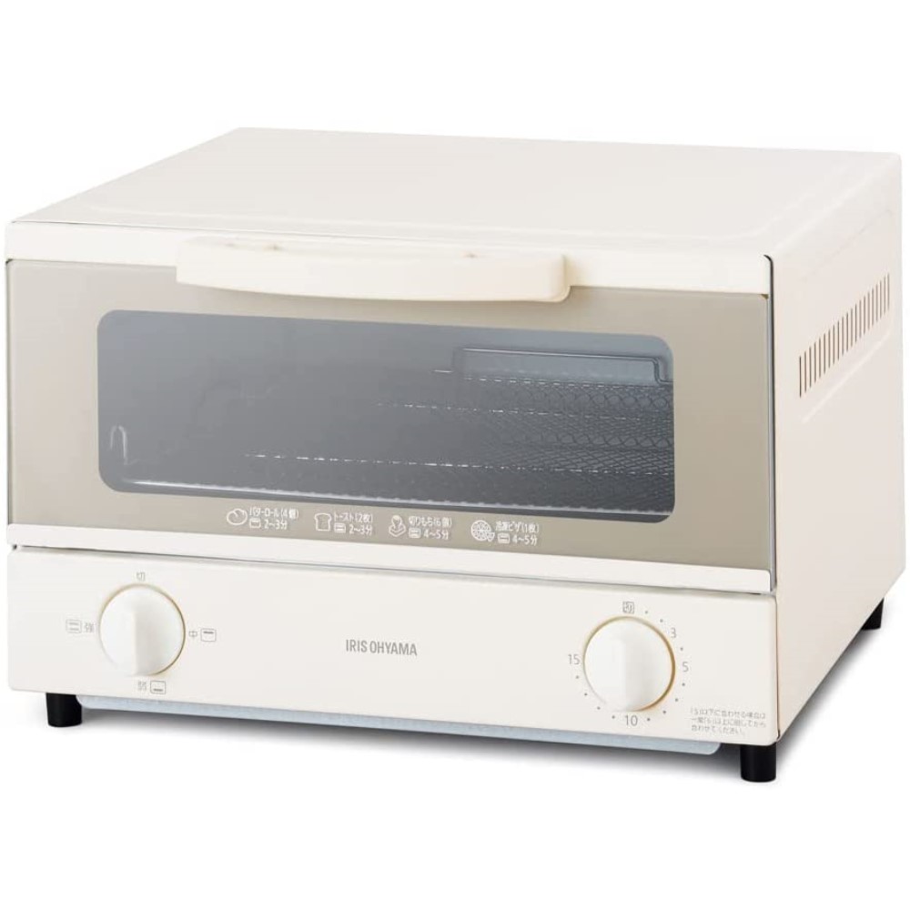 アイリスオーヤマ（IRIS OHYAMA）　トースター オーブントースター 4枚焼き EOT-032-CW ホワイト