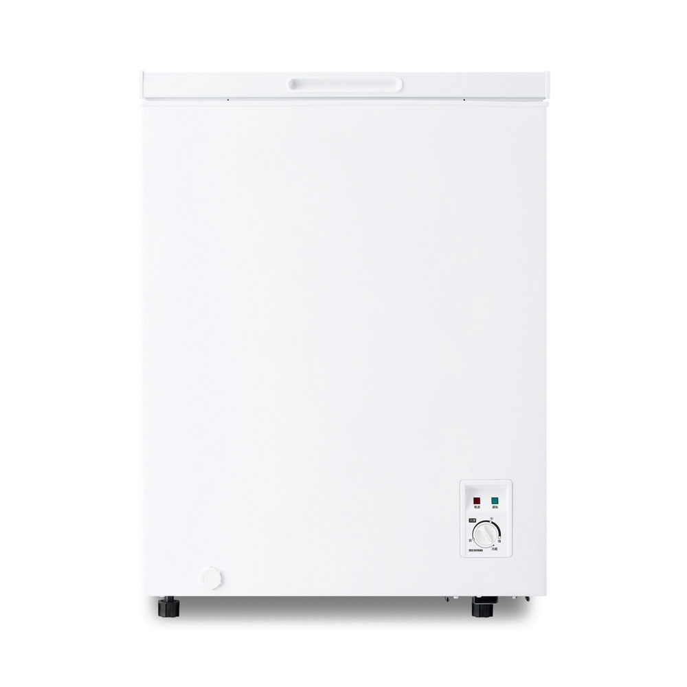アイリスオーヤマ　上開き式冷凍庫　１４２Ｌ　ＩＣＳＤ－１４Ｂ－Ｗ 通常配送のみ
