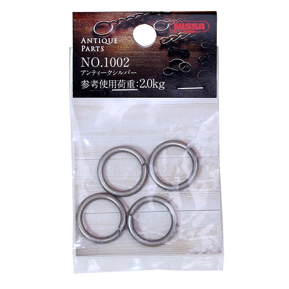 アンティークリング　シルバー　13mm　4個入　No1002 シルバー