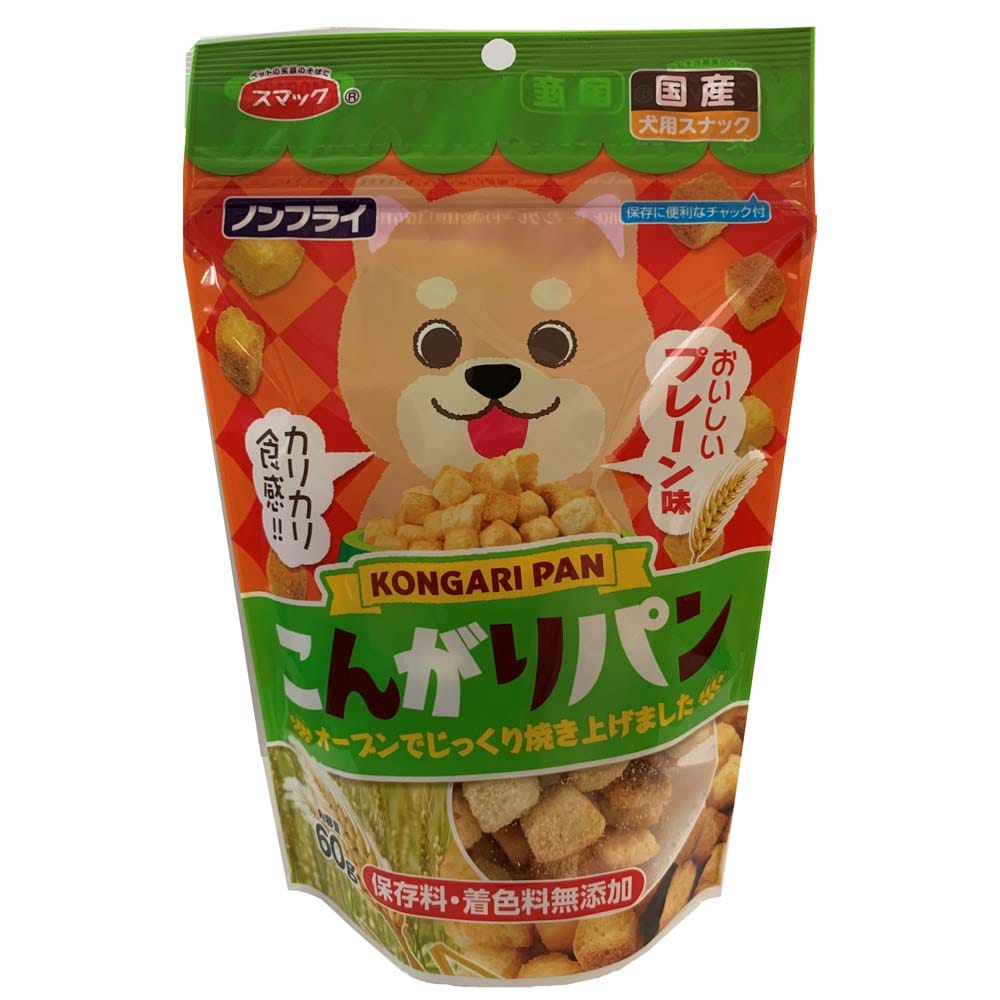 スマック こんがりパン プレーン味60g プレーン味60g ペット ホームセンターコーナンの通販サイト