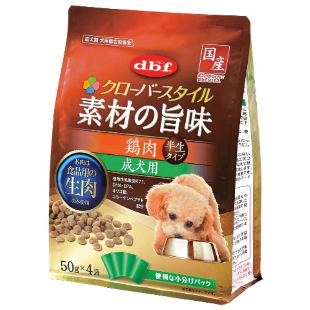 デビフペット クローバースタイル素材の旨味鶏肉成犬２００ｇ 鶏肉成犬２００ｇ