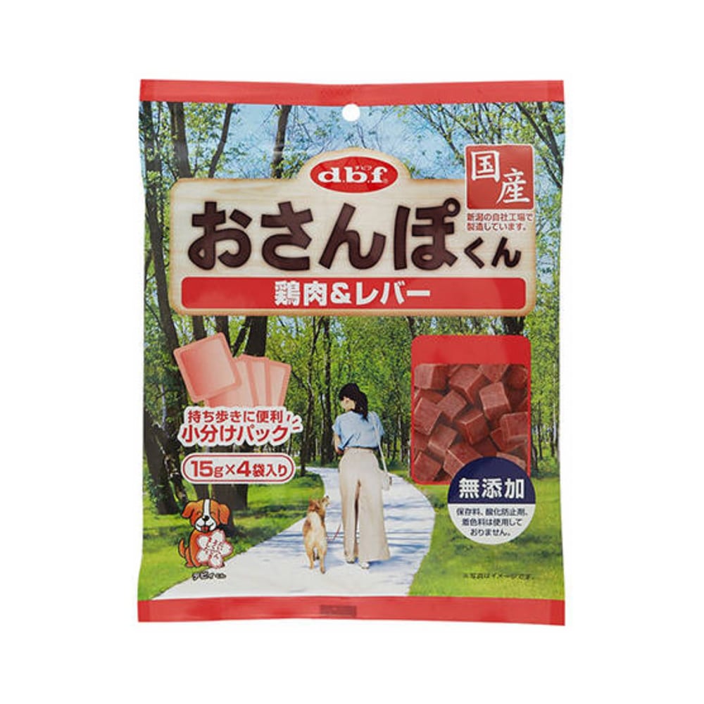 おさんぽくん　鶏肉＆レバー　６０ｇ 鶏肉＆レバー　６０ｇ