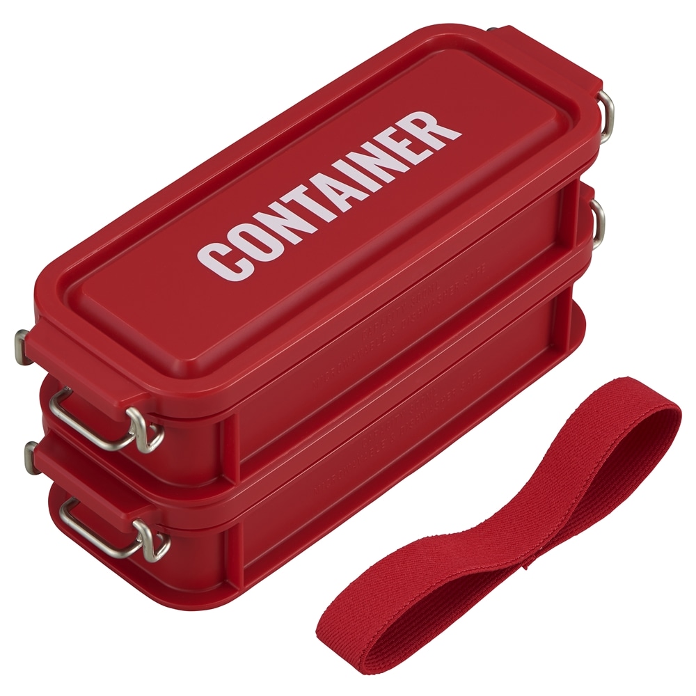 ｏｓｋ コンテナランチｂｏｘ ｃｎｔ３００ ｓｗ ｒｅｄ 生活
