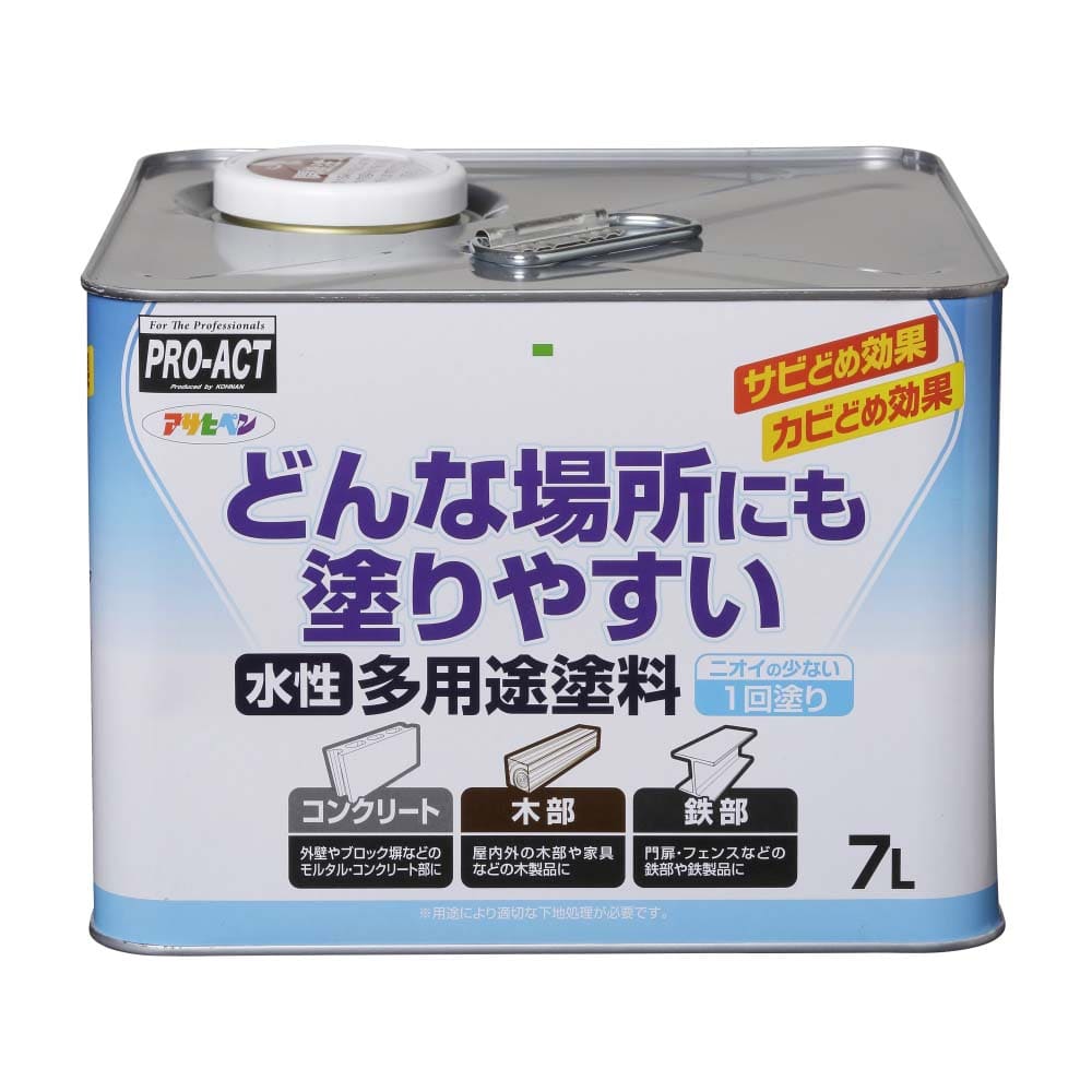 アサヒペン　水性多用途ＳＤ　７Ｌ　ツヤ消し白 ツヤ消し白