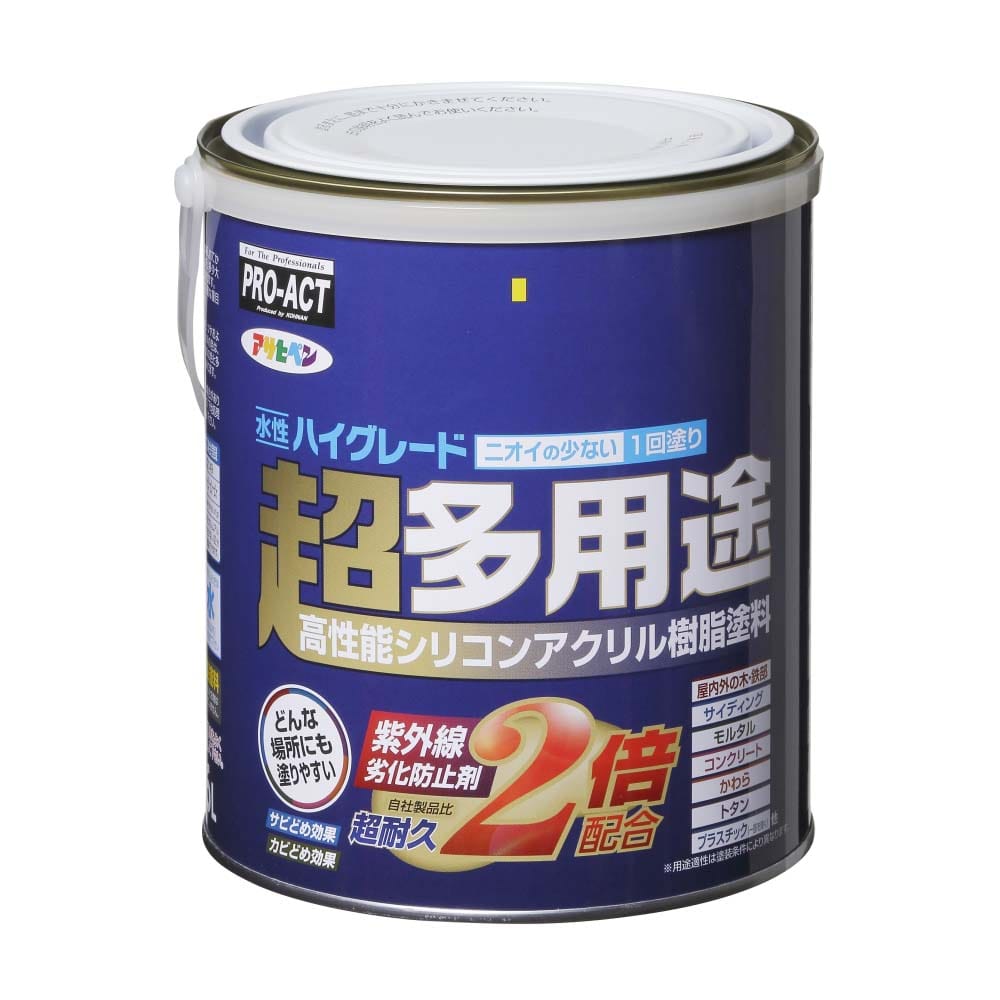 アサヒペン 水性多用途ＨＧ １．６Ｌ 白(白): 塗料・接着剤・補修用品|ホームセンターコーナンの通販サイト