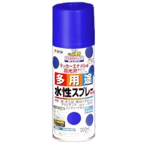 アサヒペン(Asahipen) 水性多用途スプレー　スカイブルー　３００ｍｌ スカイブルー