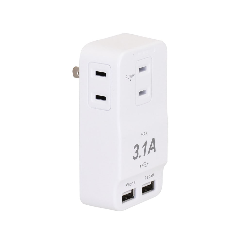 発煙ガードタップＵＳＢ付き　ＨＳ‐ＴＭ３Ｕ３ＨＴ３‐Ｗ