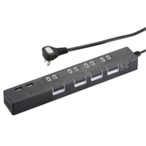 ４口２ｍ節電タップ　ＨＳ‐ＴＵ４２Ｐ９１Ｋ