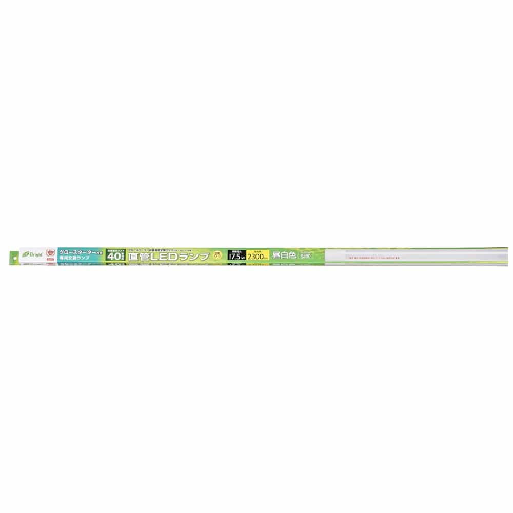 オーム電機　ＬＥＤ直管４０昼白色　ＬＤＦ４０ＳＳ・Ｎ／１７／２３