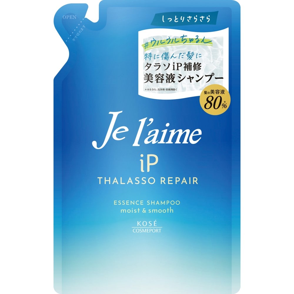 コーセー　ジュレーム　ｉＰ　タラソリペア　補修美容液シャンプー　（モイスト＆スムース）　つめかえ　３４０mL シャンプー　つめかえ