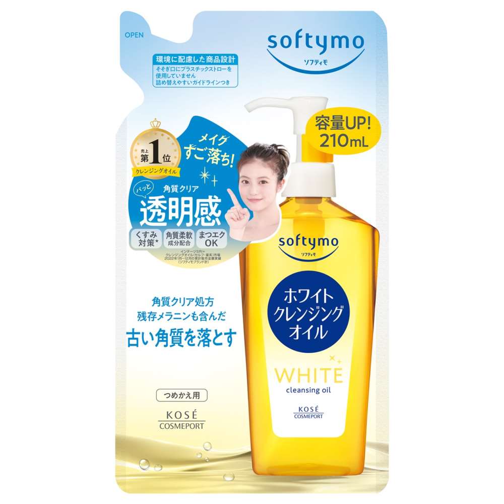 コーセー　ソフティモホワイト　クレンジングオイル替２１０ｍｌ 210ｍｌ 替