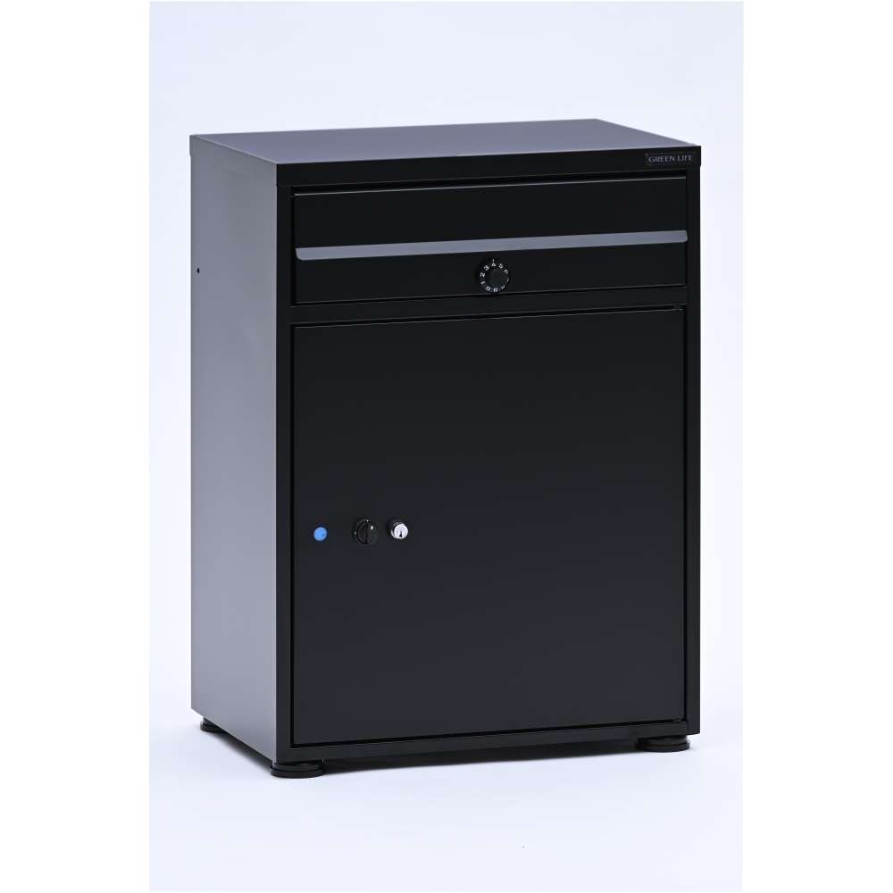 グリーンライフ　ポスト一体型宅配ボックス　レシーボ　ＴＲＰ－３４６５（ＭＢＫ）