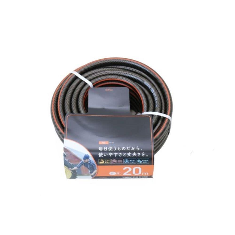 カクイチ　耐圧防藻ホース　ブラウン　１５ｍｍ×２０ｍ　Ｐ３４１Ｄ 20m