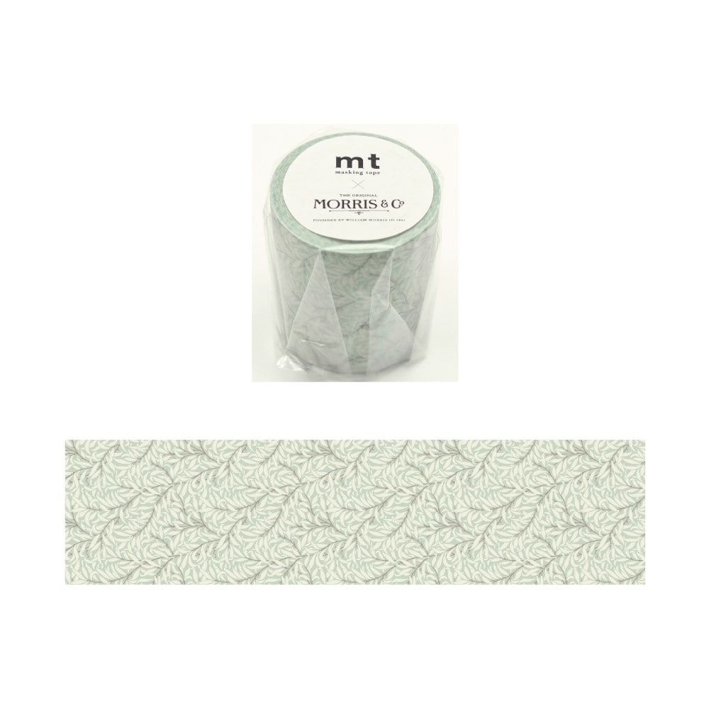 カモ井加工紙　ＭＴＷＩＬＬ１９　５０ｍｍ×７ｍ巻 Pure Willow Boughs Eggshell/Chalk