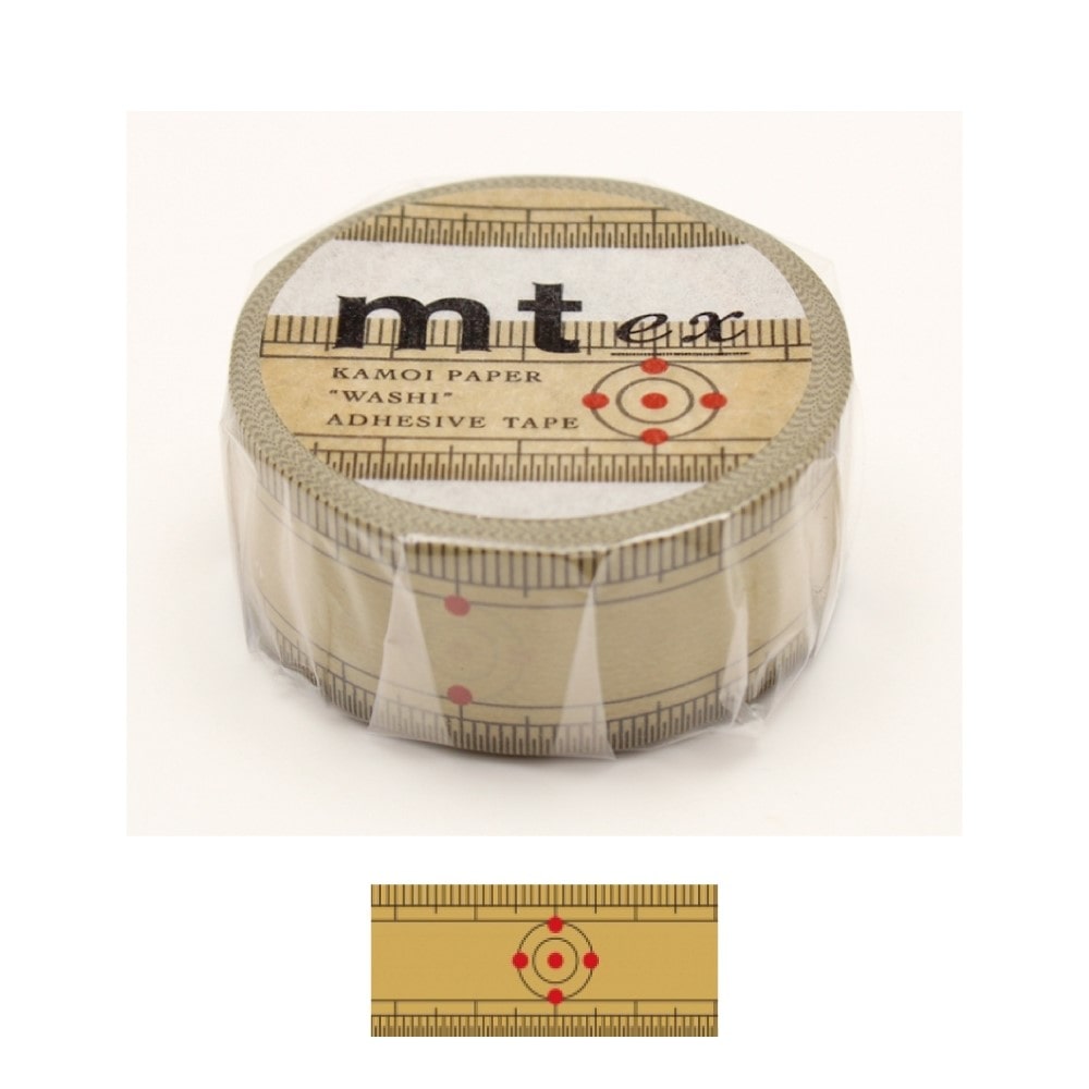 カモ井加工紙　ＭＴＥＸ１Ｐ９７Ｒ　２０ｍｍ×７ｍ巻 竹定規