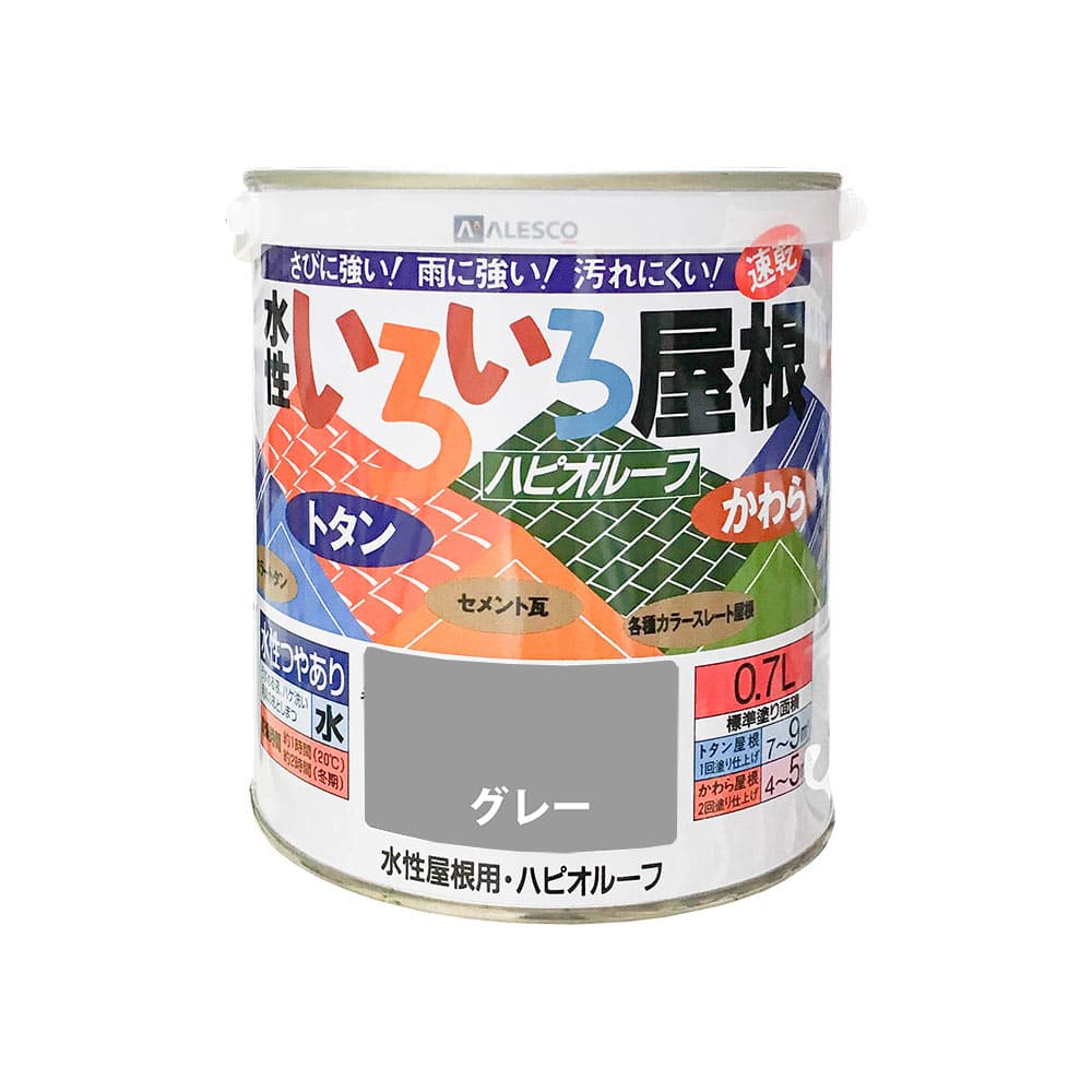カンペハピオ ハピオルーフ ０．７Ｌ グレー グレー