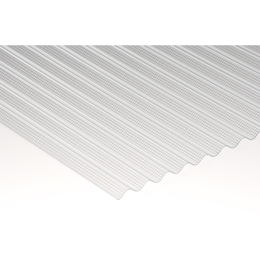 ガラスネット波板　１０尺　クリア