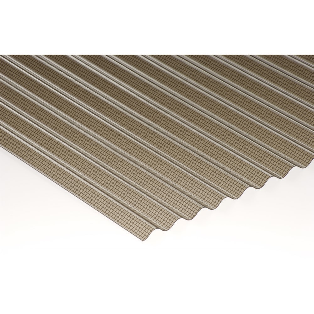 ガラスネット波板　１０尺　アンバ‐