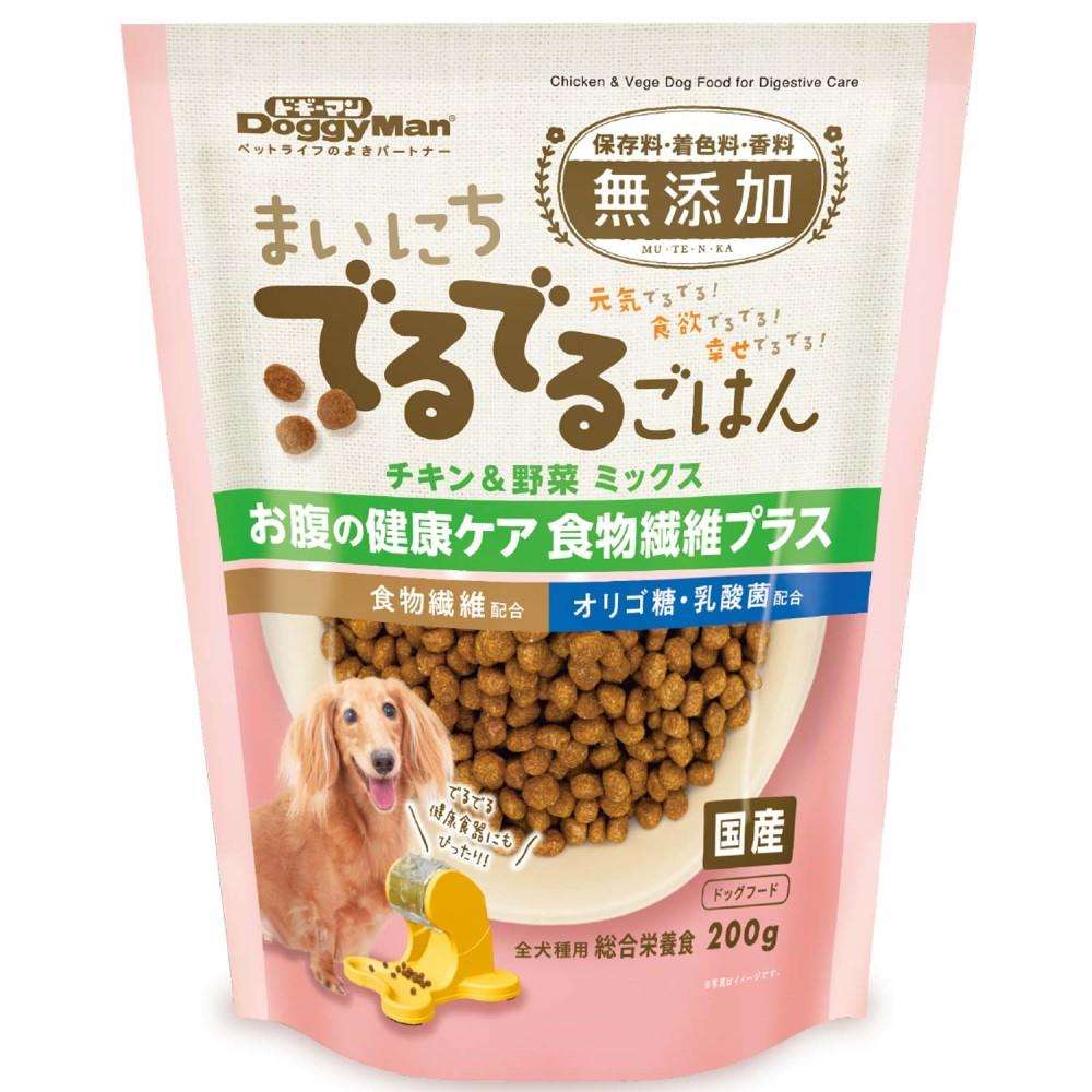 ドギーマンハヤシ　まいにちでるでるごはん　 お腹の健康ケア 食物繊維プラス２００ｇ お腹の健康ケア 食物繊維プラス