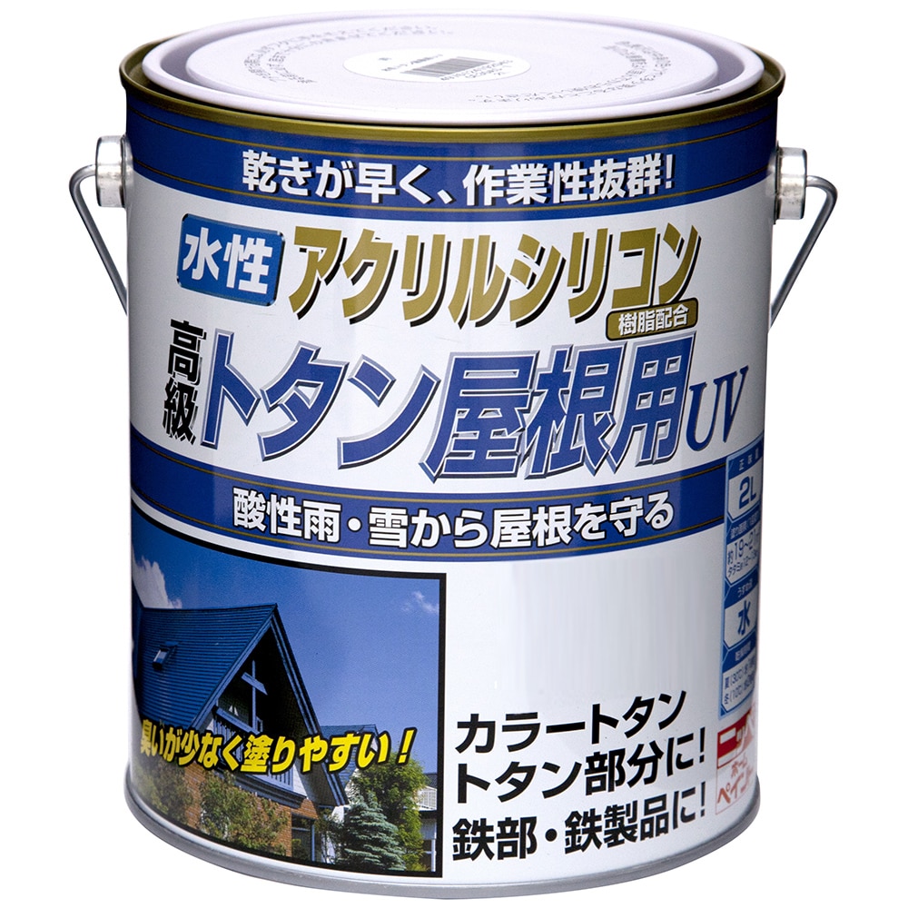 ニッペホームプロダクツ 水性トタン屋根用UV 緑 2L 緑 2L