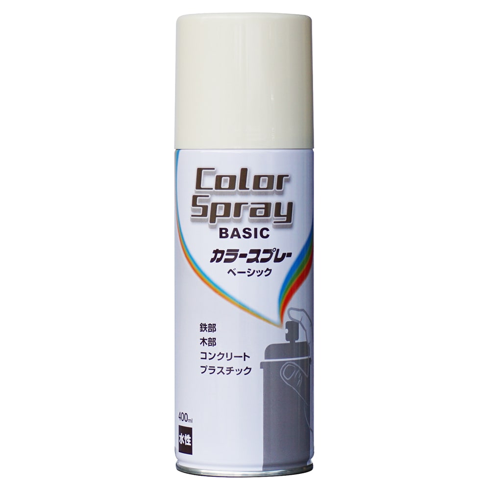 ニッペホームプロダクツ カラースプレーベーシック アイボリー 400ml アイボリー