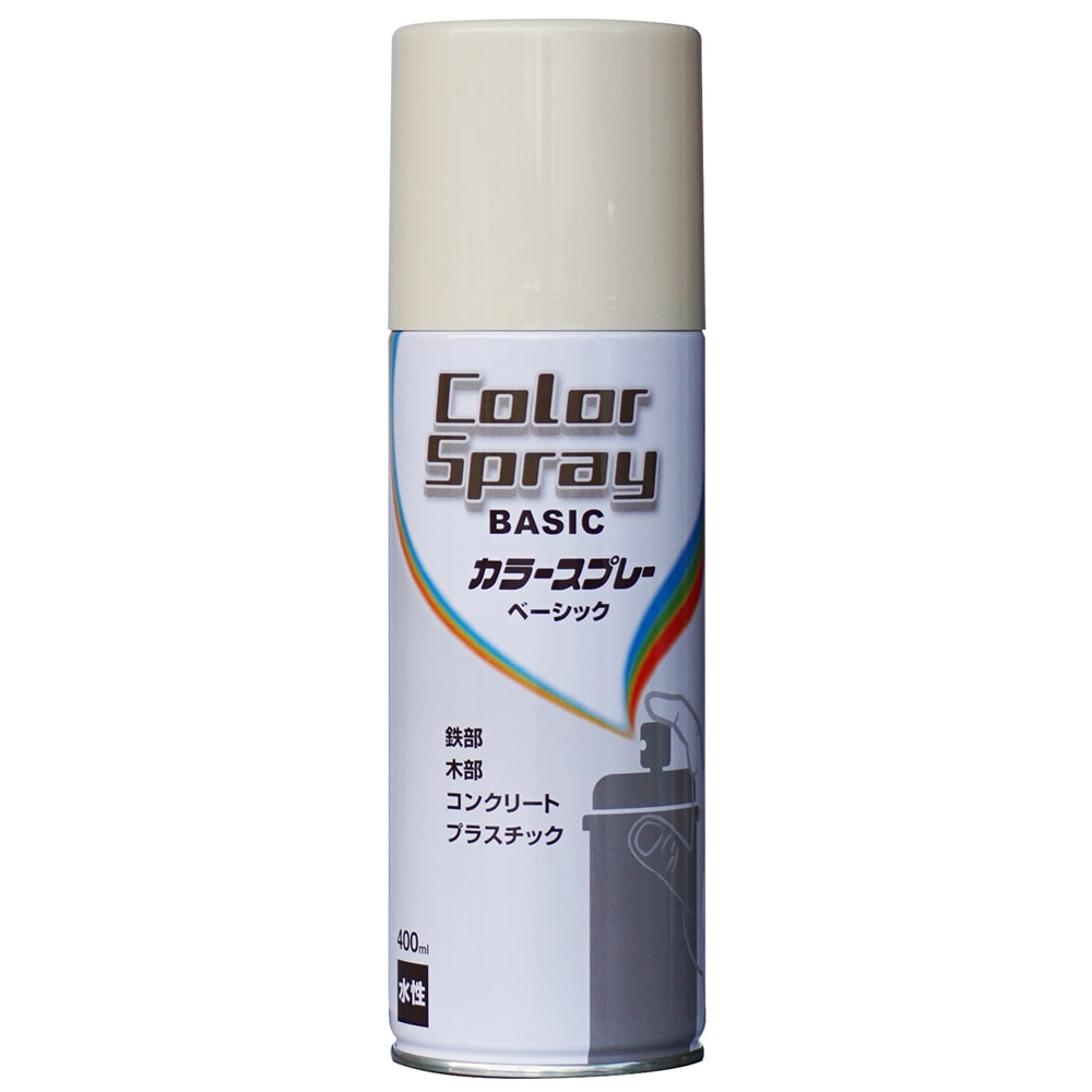 ニッペホームプロダクツ カラースプレーベーシック クリーム 400ml クリーム