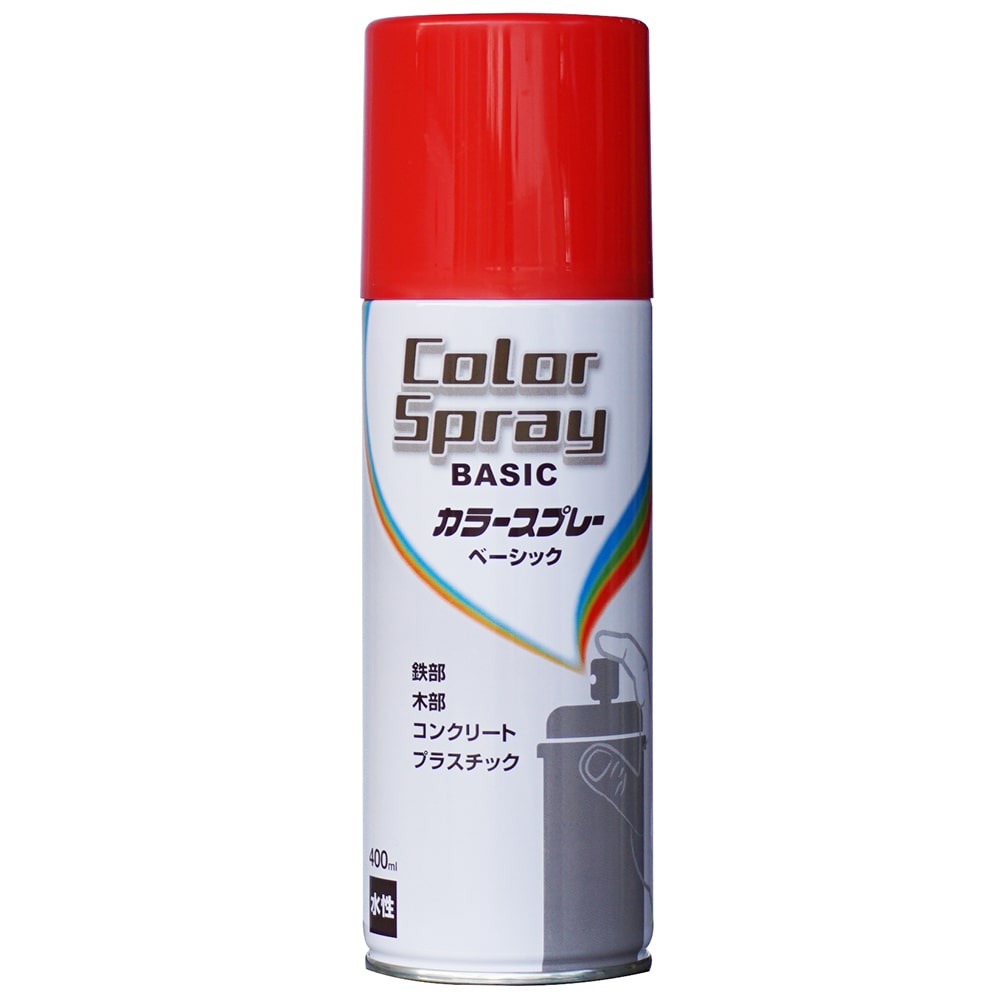 ニッペホームプロダクツ カラースプレーベーシック レッド 400ml レッド