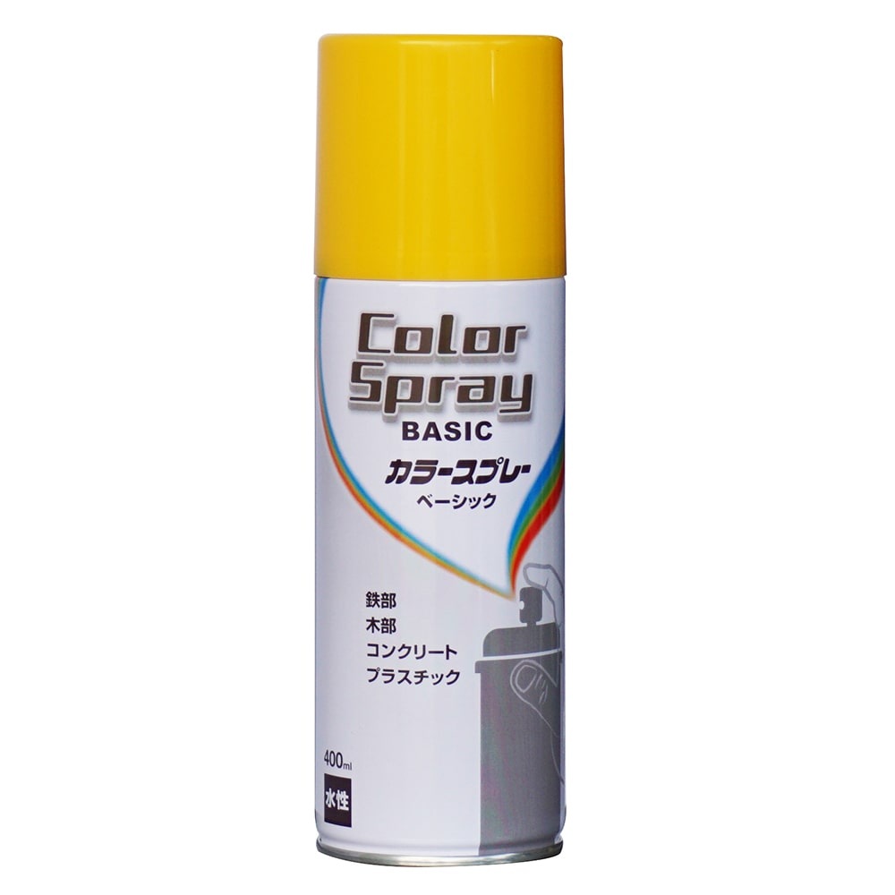 ニッペホームプロダクツ カラースプレーベーシック イエロー 400ml イエロー