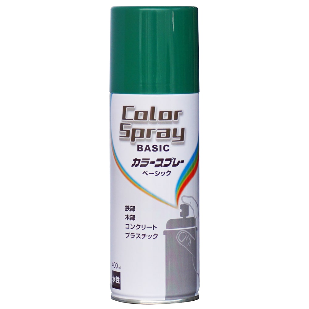 ニッペホームプロダクツ カラースプレーベーシック グリーン 400ml グリーン