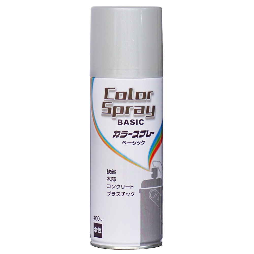 ニッペホームプロダクツ カラースプレーベーシック シルバーメタリック 400ml シルバーメタリック