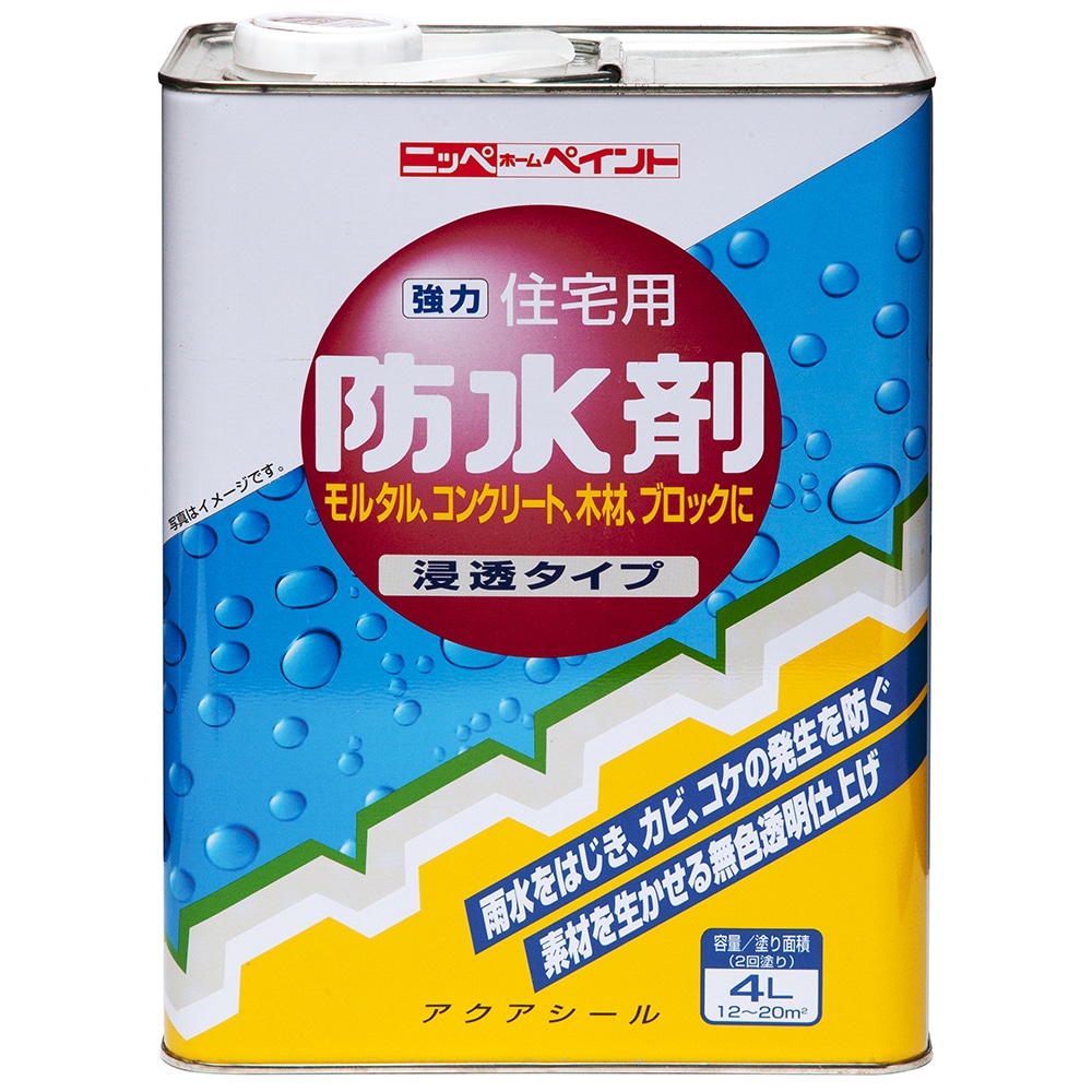 ニッペホームプロダクツ 住宅用防水剤 4L 透明 4L