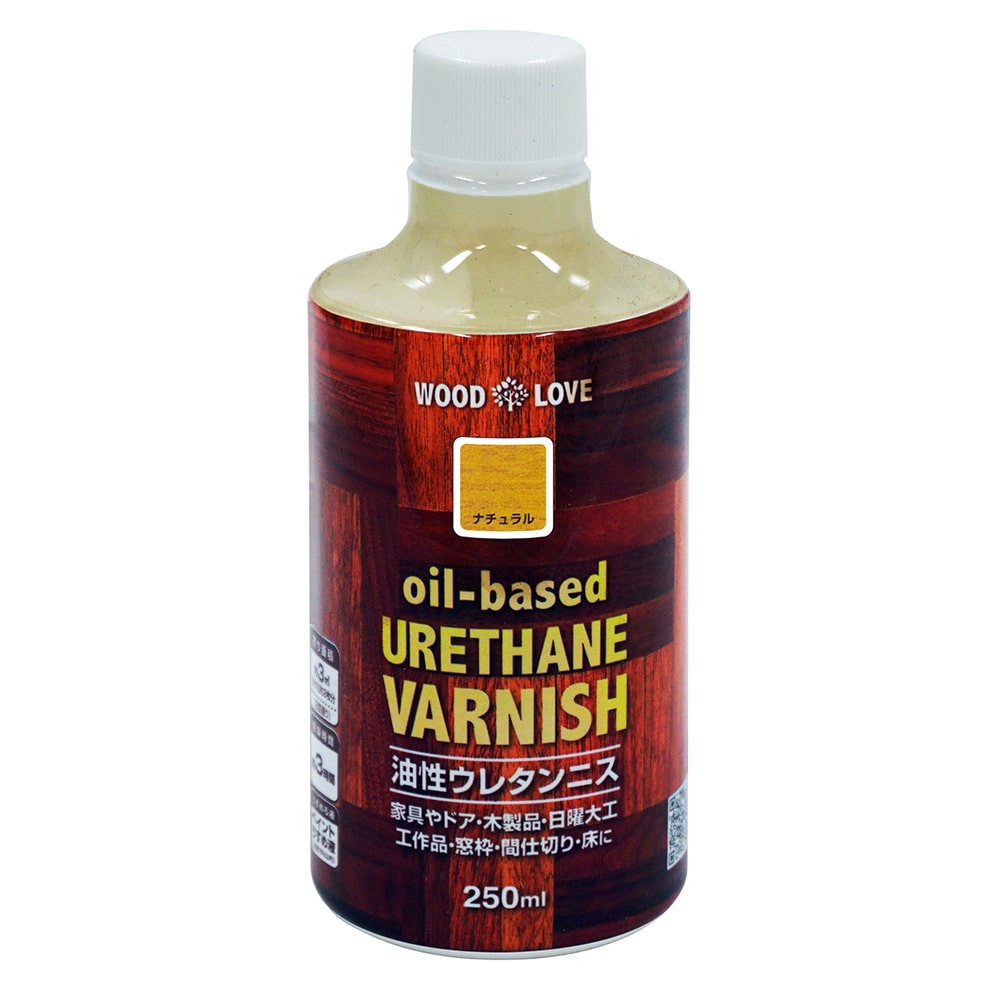 ニッペホームプロダクツ WOODLOVE　油性ウレタンニス ナチュナル 250ml