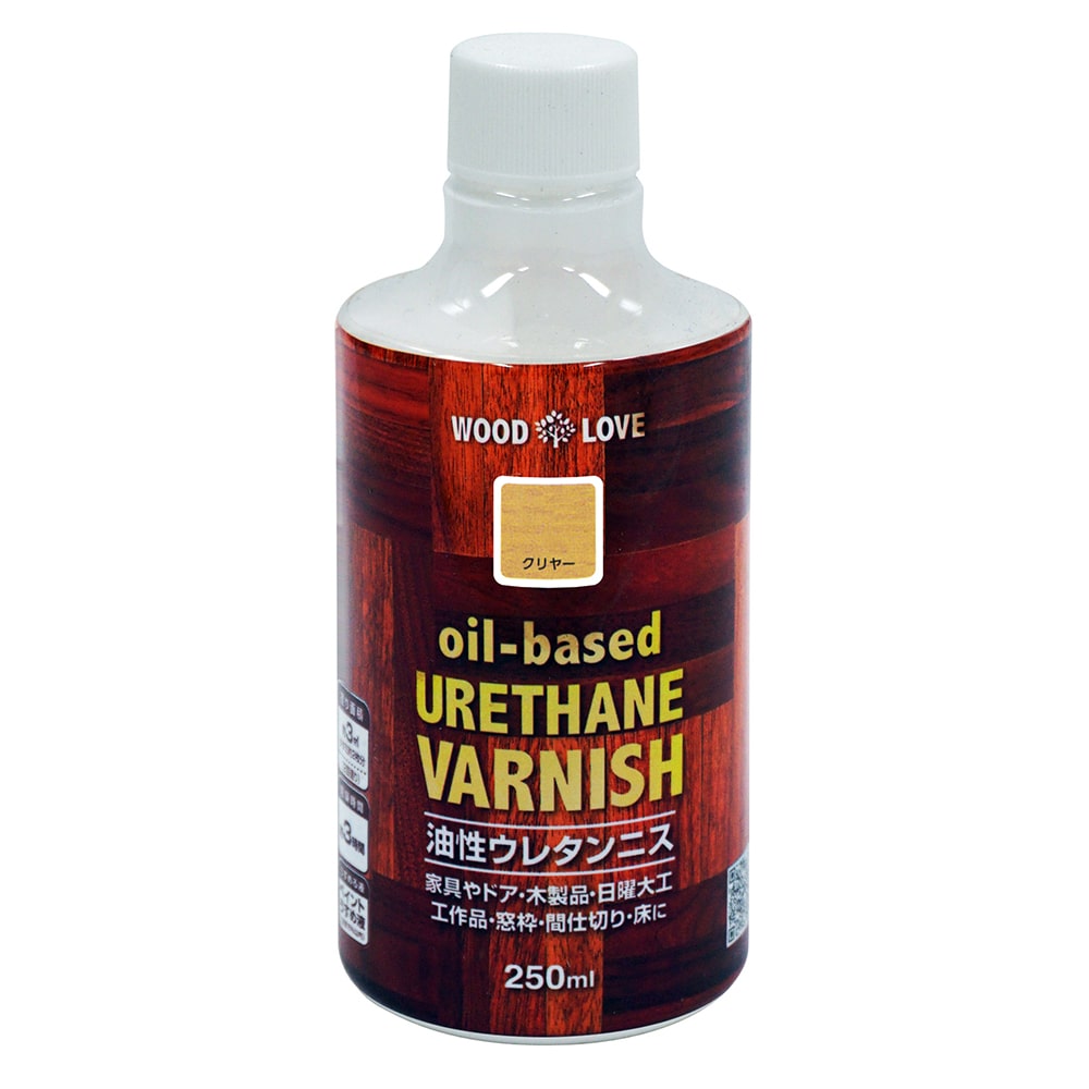 ニッペホームプロダクツ WOODLOVE　油性ウレタンニス クリヤー 250ml