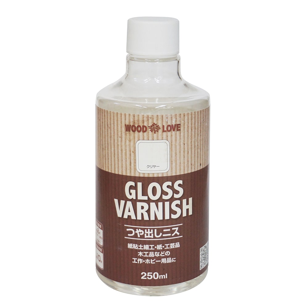 ニッペホームプロダクツ WOODLOVE　つや出しニス クリヤー 250ml 250ml