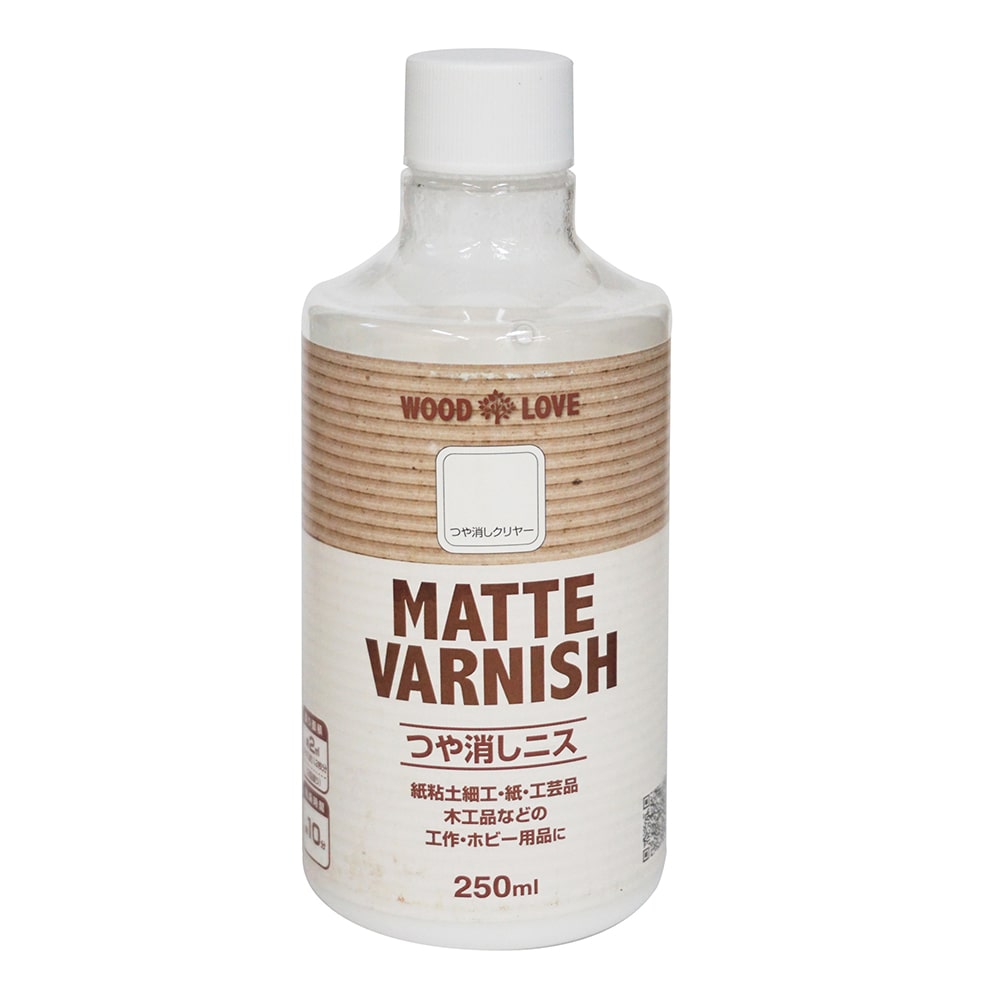 ニッペホームプロダクツ WOODLOVE　つや消しニス つや消しクリヤー 250ml
