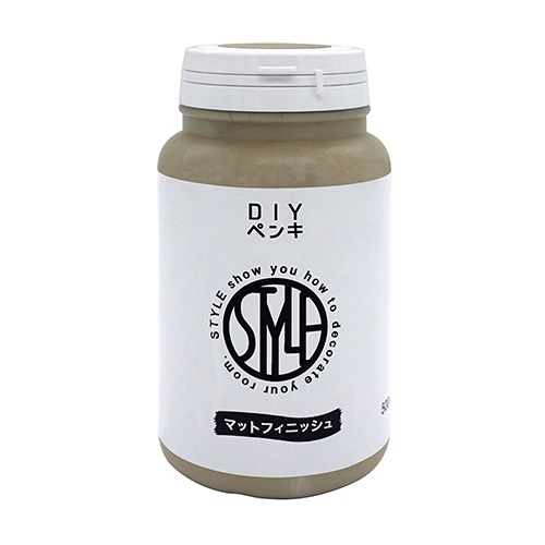 ニッペホームプロダクツ STYLE DIY(スタイルディーアイワイ) ペンキ 塗料 500ml　グレージュ グレージュ