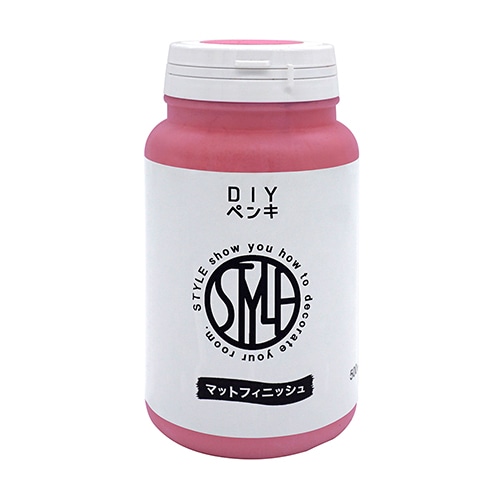 ニッペホームプロダクツ STYLE DIY(スタイルディーアイワイ) ペンキ 塗料 500ml　ベリーピンク ベリーピンク