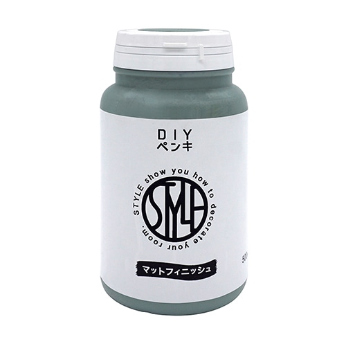 ニッペホームプロダクツ STYLE DIY(スタイルディーアイワイ) ペンキ 塗料 500ml　ミスティグリーン ミスティグリーン