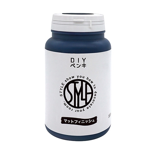 ニッペホームプロダクツ STYLE DIY(スタイルディーアイワイ) ペンキ 塗料 500ml　ミッドナイトブルー ミッドナイトブルー