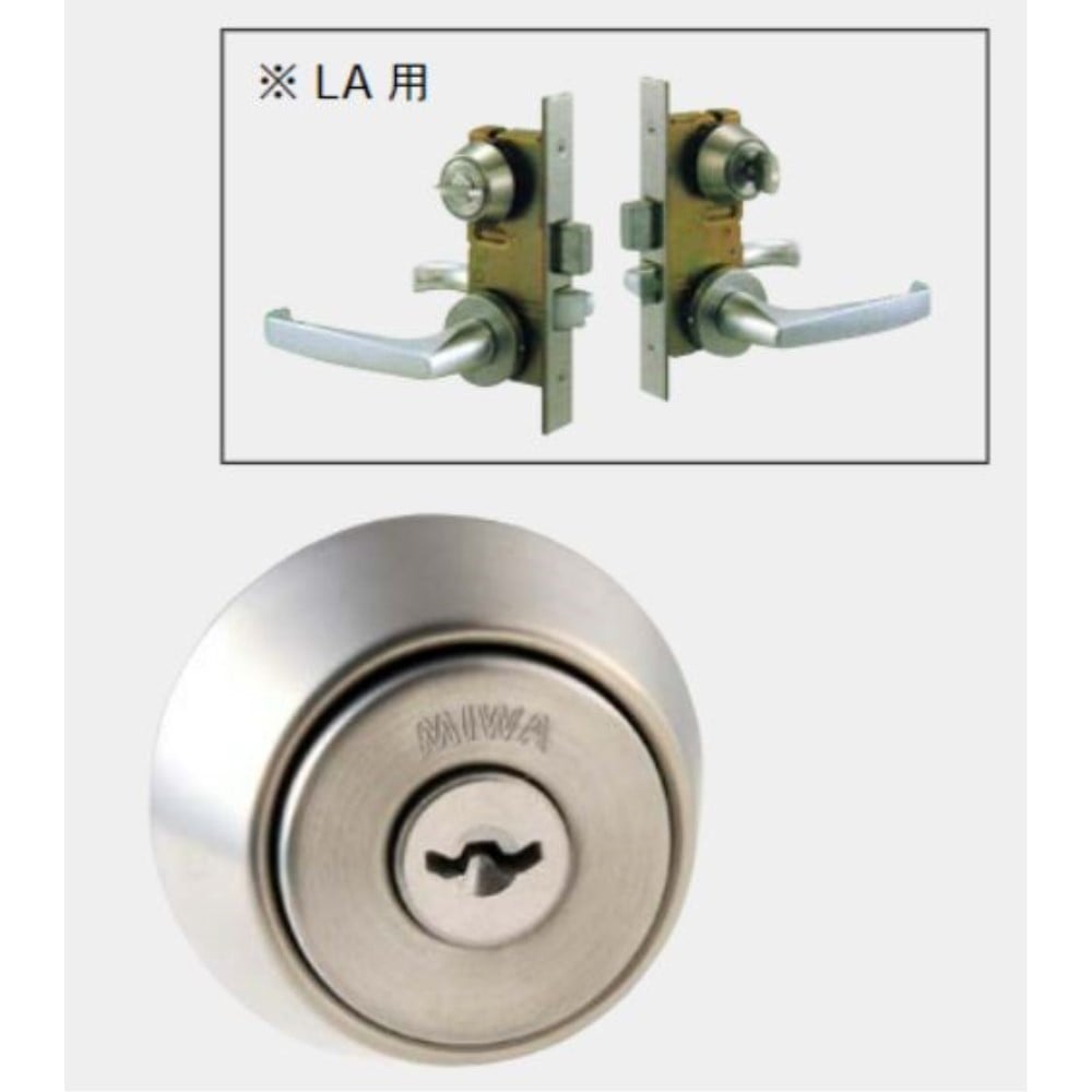 マツ六　取り替えシリンダー　Ｕ９　ＬＡ用　キー３本付