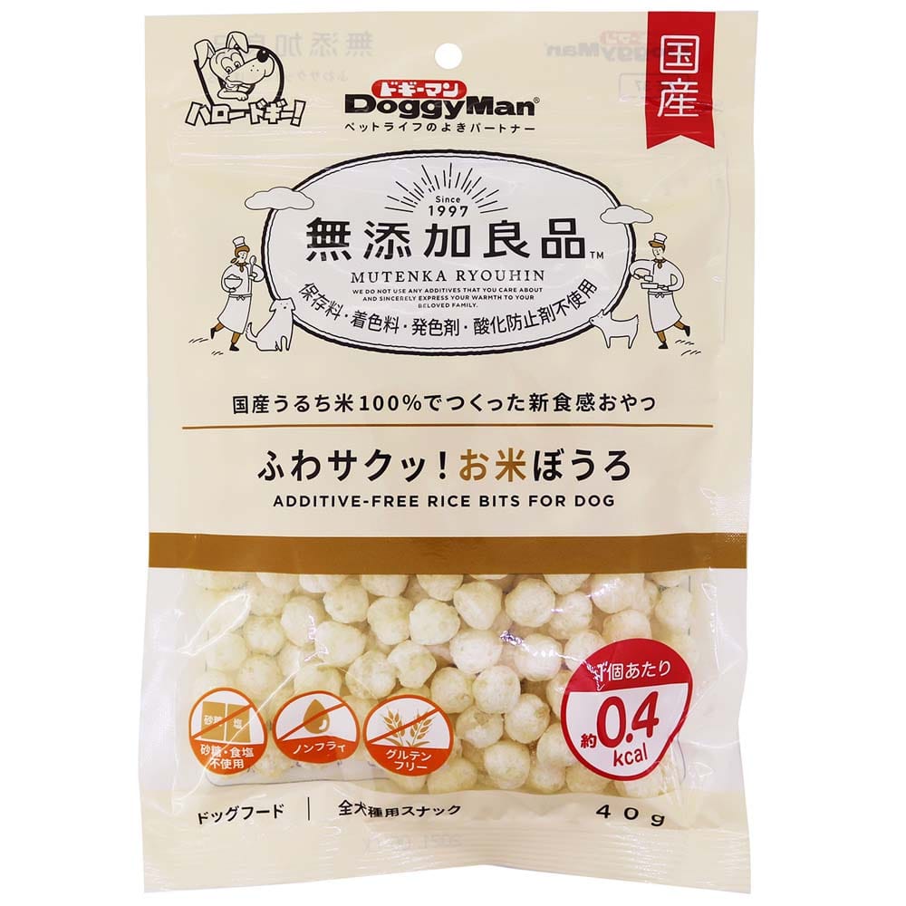 ドギーマンハヤシ　ふわサクッ！ お米ぼうろ　４０ｇ