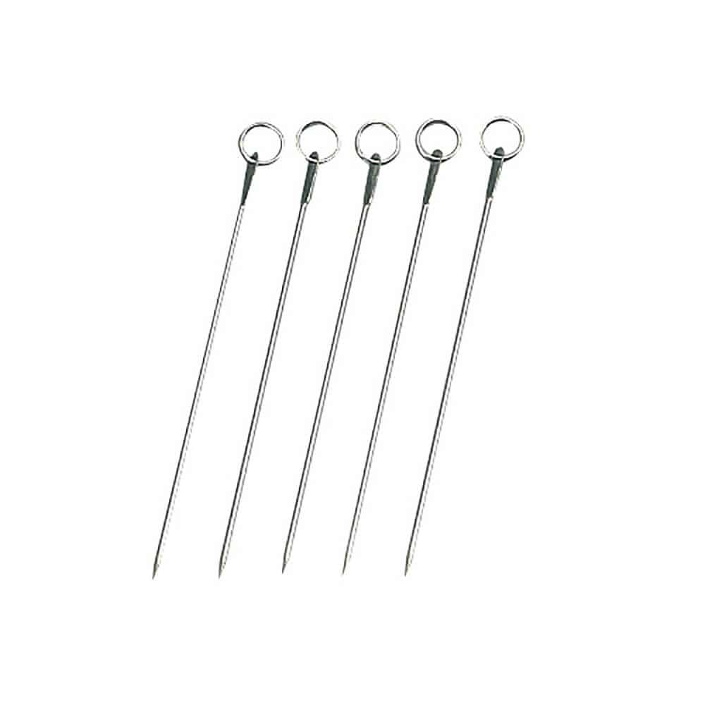 バーベキュー丸串18cm 5本組 M-8051