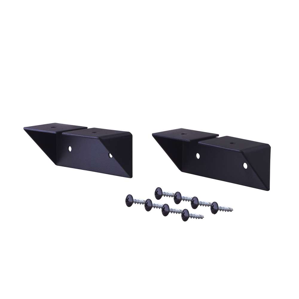 平安伸銅工業　ラブリコアイアン　シェルフサポート　ＩＸＫ－２　ブラック ブラック