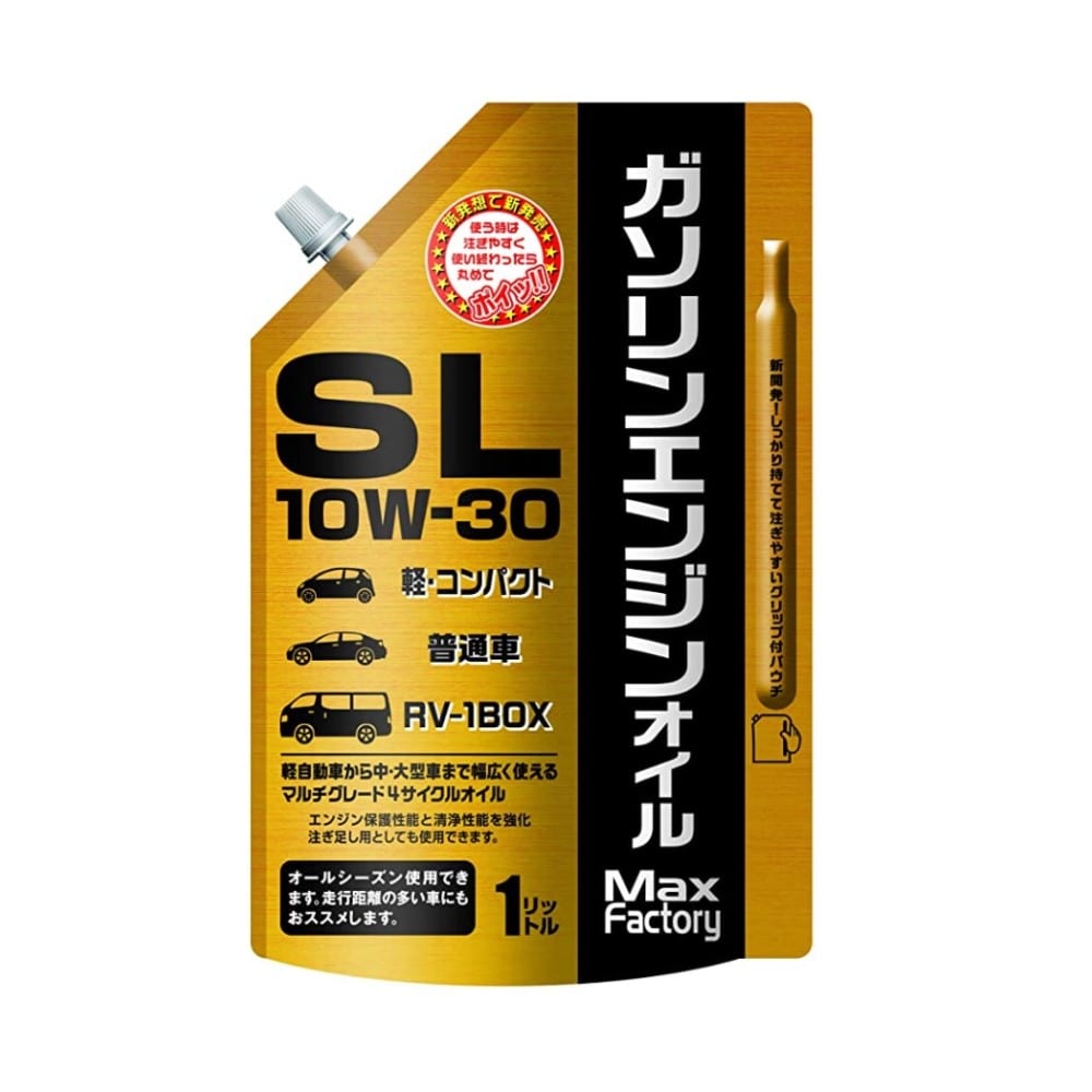 ＭａｘＦａｃｔｏｒｙ　エコパックオイル ＳＬ　１０Ｗー３０　１Ｌ