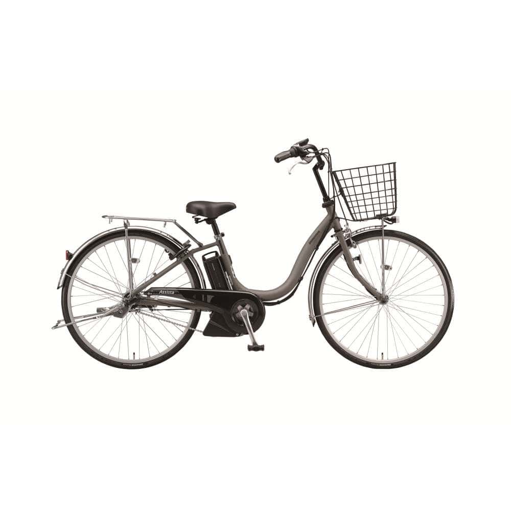 ２４インチ　アシスタU STD　電動アシスト自転車　内装3段　バッテリーランプ　ダークアッシュ ダークアッシュ 24インチ